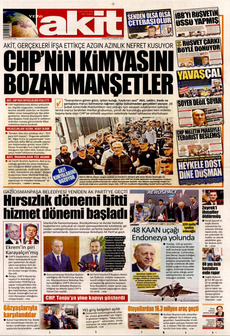 YENİ AKİT 12 Haziran 2025 gazete manşeti