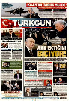 TÜRKGÜN 12 Haziran 2025 gazete manşeti