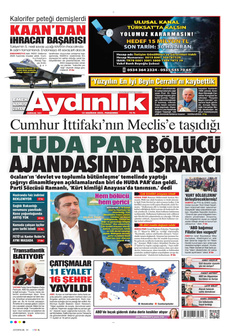 AYDINLIK GAZETESİ 12 Haziran 2025 gazete manşeti