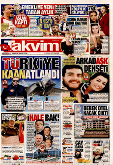 TAKVİM 12 Haziran 2025 gazete manşeti