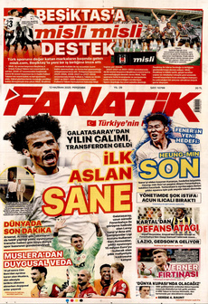 FANATİK 12 Haziran 2025 gazete manşeti