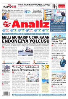 ANALİZ 12 Haziran 2025 gazete manşeti