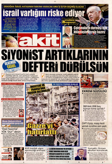 YENİ AKİT 17 Haziran 2025 gazete manşeti