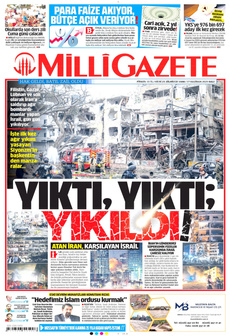 MİLLİ GAZETE 17 Haziran 2025 gazete manşeti