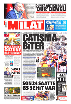 MİLAT 17 Haziran 2025 gazete manşeti