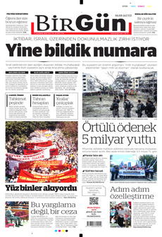 BİRGÜN 17 Haziran 2025 gazete manşeti