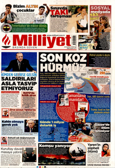 MİLLİYET 24 Haziran 2025 gazete manşeti