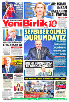 YENİBİRLİK 24 Haziran 2025 gazete manşeti