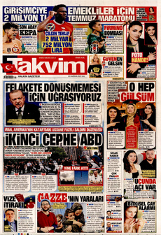 TAKVİM 24 Haziran 2025 gazete manşeti