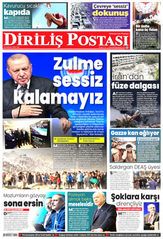 DİRİLİŞ POSTASI 24 Haziran 2025 gazete manşeti