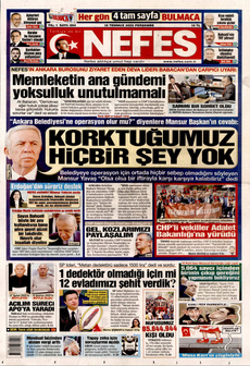 NEFES 10 Temmuz 2025 gazete manşeti