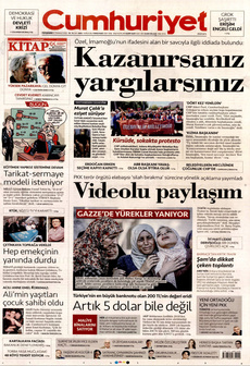 CUMHURİYET 10 Temmuz 2025 gazete manşeti