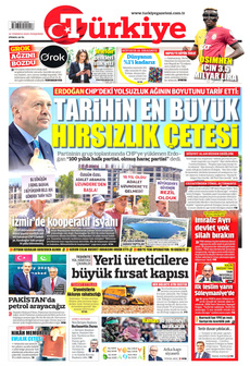 TÜRKİYE GAZETESİ 10 Temmuz 2025 gazete manşeti