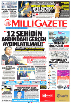 MİLLİ GAZETE 10 Temmuz 2025 gazete manşeti