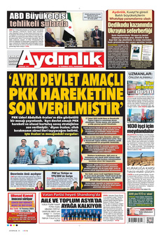 AYDINLIK GAZETESİ 10 Temmuz 2025 gazete manşeti