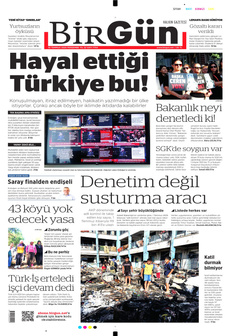 BİRGÜN 10 Temmuz 2025 gazete manşeti