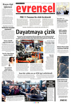 EVRENSEL 10 Temmuz 2025 gazete manşeti