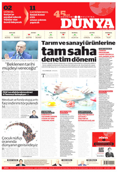 DÜNYA 10 Temmuz 2025 gazete manşeti