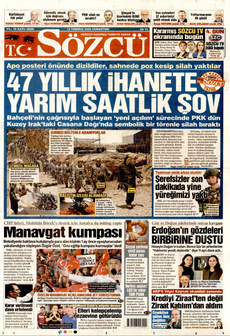SÖZCÜ 12 Temmuz 2025 gazete manşeti