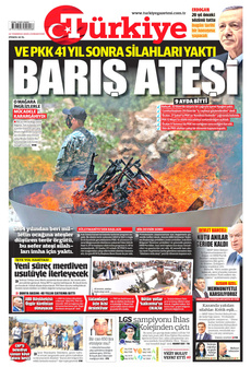 TÜRKİYE GAZETESİ 12 Temmuz 2025 gazete manşeti