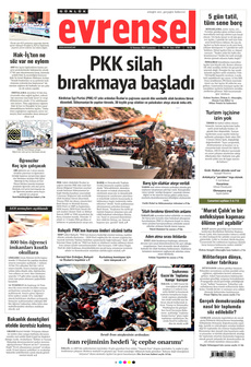 EVRENSEL 12 Temmuz 2025 gazete manşeti
