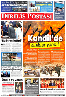 DİRİLİŞ POSTASI 12 Temmuz 2025 gazete manşeti