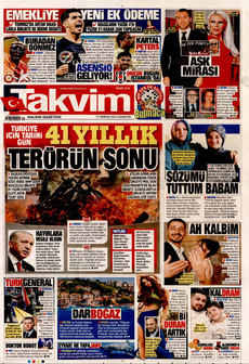 TAKVİM 12 Temmuz 2025 gazete manşeti