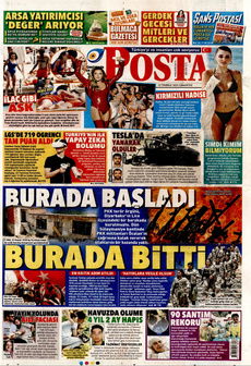 POSTA 12 Temmuz 2025 gazete manşeti