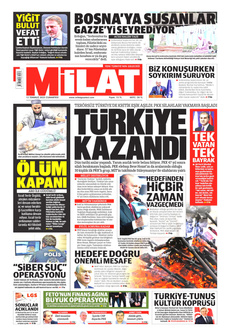 MİLAT 12 Temmuz 2025 gazete manşeti