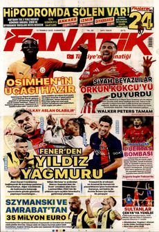 FANATİK 12 Temmuz 2025 gazete manşeti