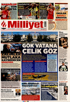 MİLLİYET 28 Ağustos 2025 gazete manşeti