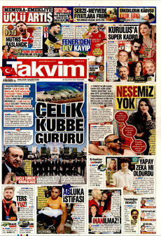 TAKVİM 28 Ağustos 2025 gazete manşeti