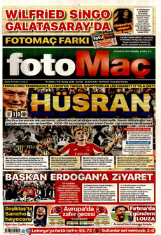 FOTOMAÇ 28 Ağustos 2025 gazete manşeti
