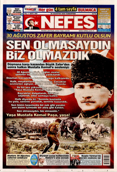 NEFES 30 Ağustos 2025 gazete manşeti