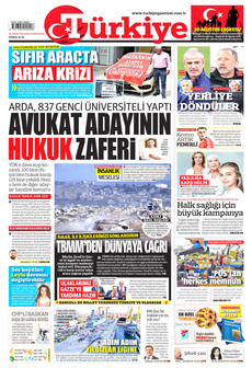 TÜRKİYE GAZETESİ 30 Ağustos 2025 gazete manşeti