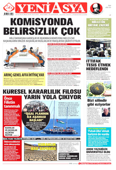 YENİ ASYA 30 Ağustos 2025 gazete manşeti