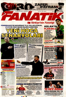 FANATİK 30 Ağustos 2025 gazete manşeti