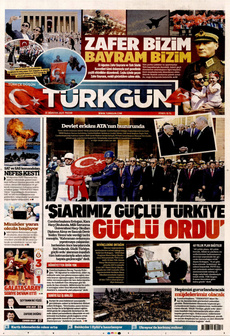 TÜRKGÜN 31 Ağustos 2025 gazete manşeti
