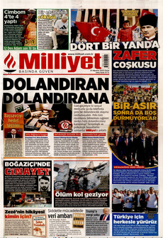 MİLLİYET 31 Ağustos 2025 gazete manşeti