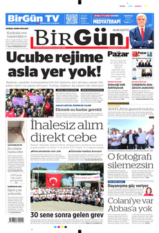 BİRGÜN 31 Ağustos 2025 gazete manşeti