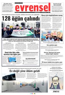 EVRENSEL 31 Ağustos 2025 gazete manşeti