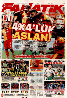 FANATİK 31 Ağustos 2025 gazete manşeti