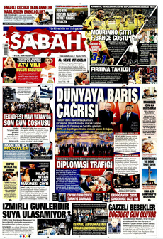 SABAH 1 Eylül 2025 gazete manşeti