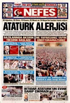 NEFES 1 Eylül 2025 gazete manşeti