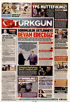 TÜRKGÜN 1 Eylül 2025 gazete manşeti