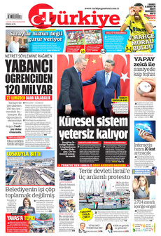 TÜRKİYE GAZETESİ 1 Eylül 2025 gazete manşeti