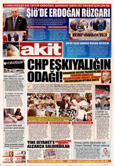 YENİ AKİT 1 Eylül 2025 gazete manşeti