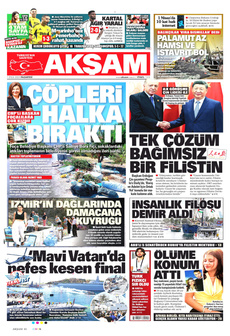 AKŞAM 1 Eylül 2025 gazete manşeti