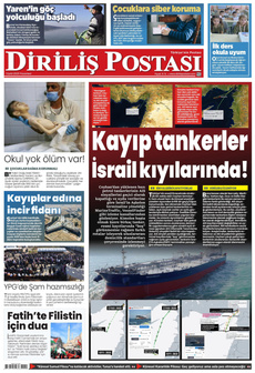 DİRİLİŞ POSTASI 1 Eylül 2025 gazete manşeti