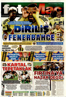 FOTOMAÇ 1 Eylül 2025 gazete manşeti
